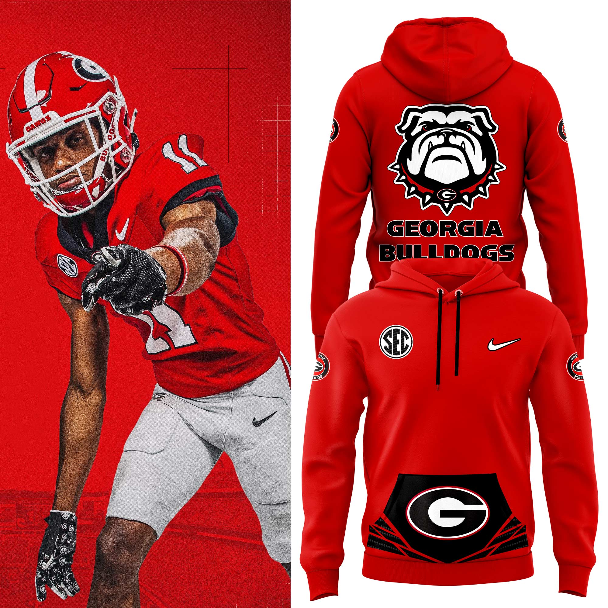 Georgia Bulldogs New Hoodie 2024