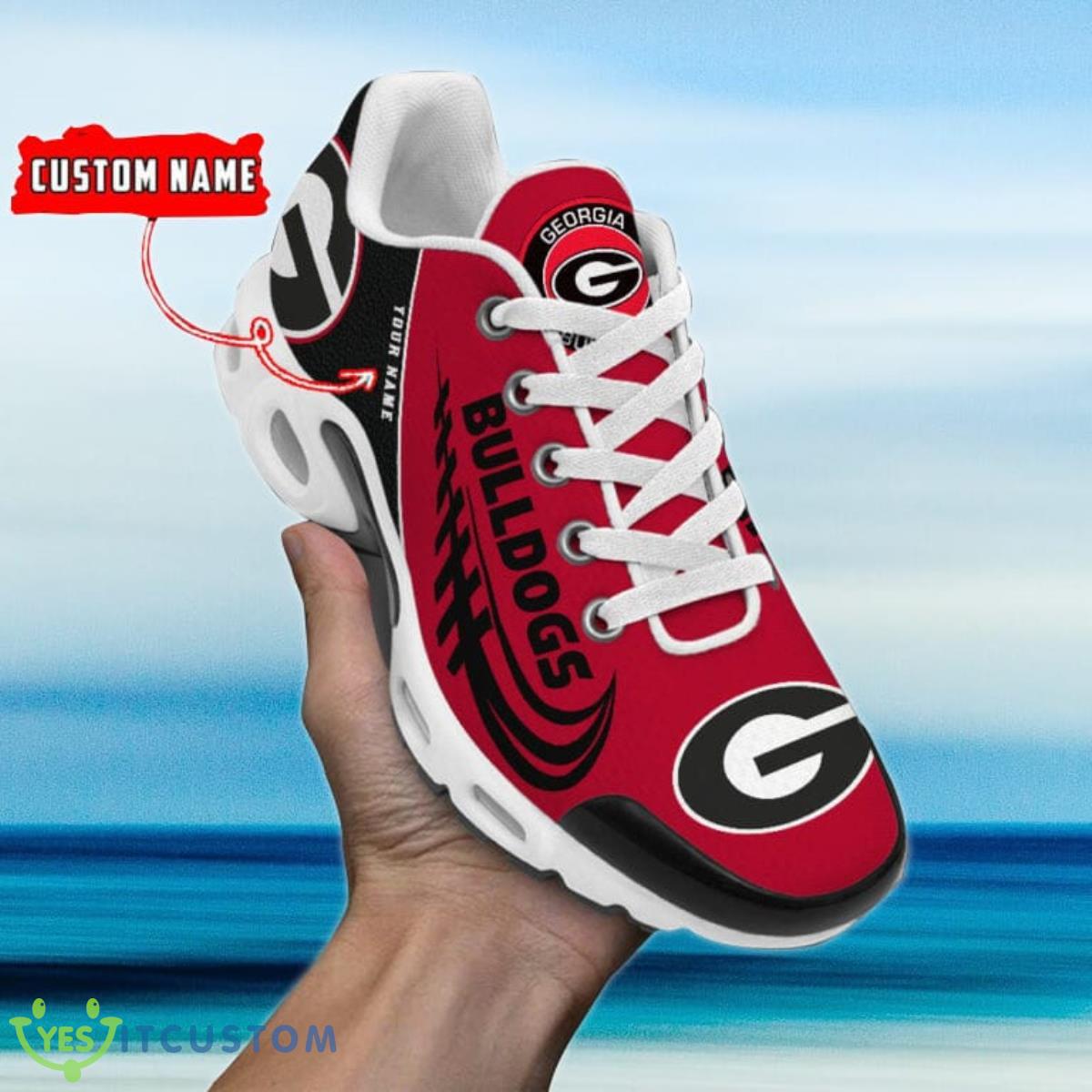 Georgia Bulldogs Personalized Name Air Cushion Sports Shoes Sneaker KLTNS220278