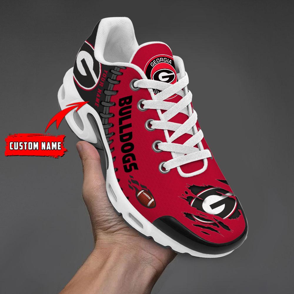 Georgia Bulldogs Personalized Name Air Cushion Sports Shoes Sneaker KLTNS220602