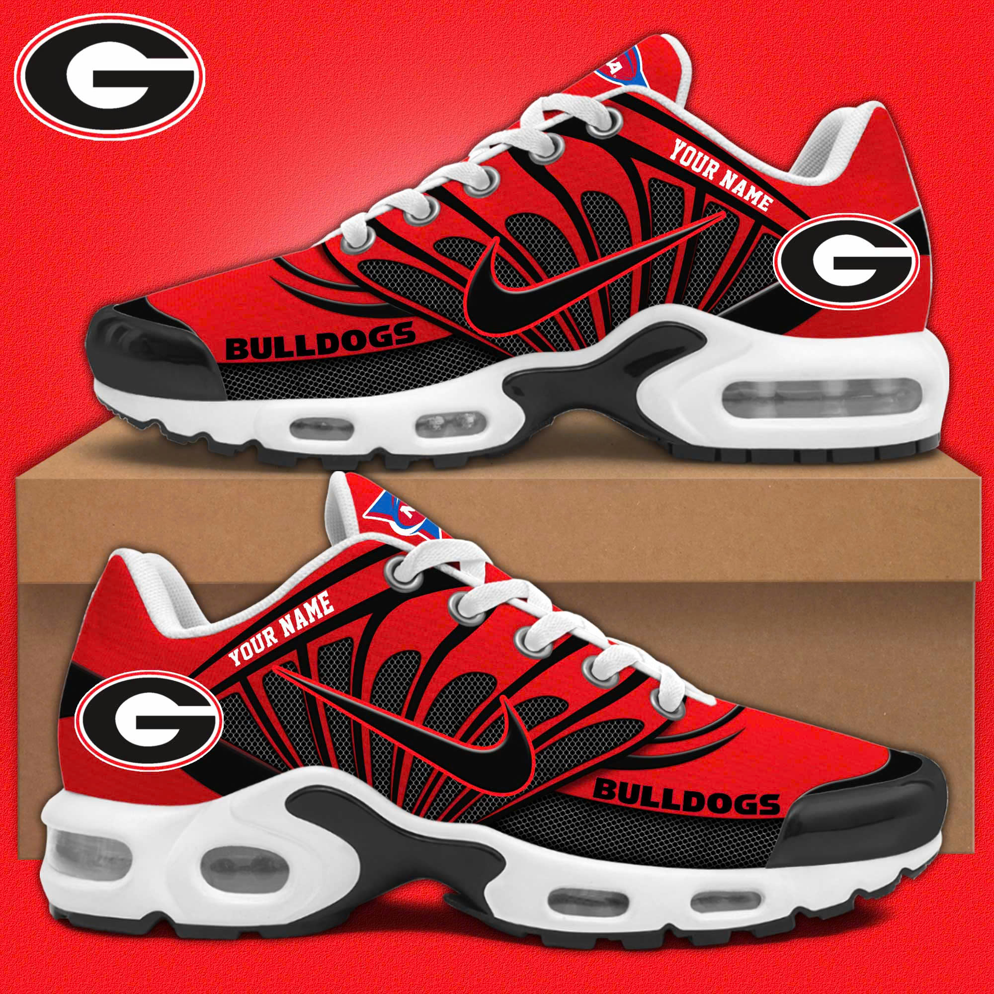 Georgia Bulldogs Personalized Shoes
