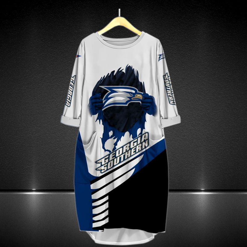 Georgia Southern Eagles All Over Print Caftan7772