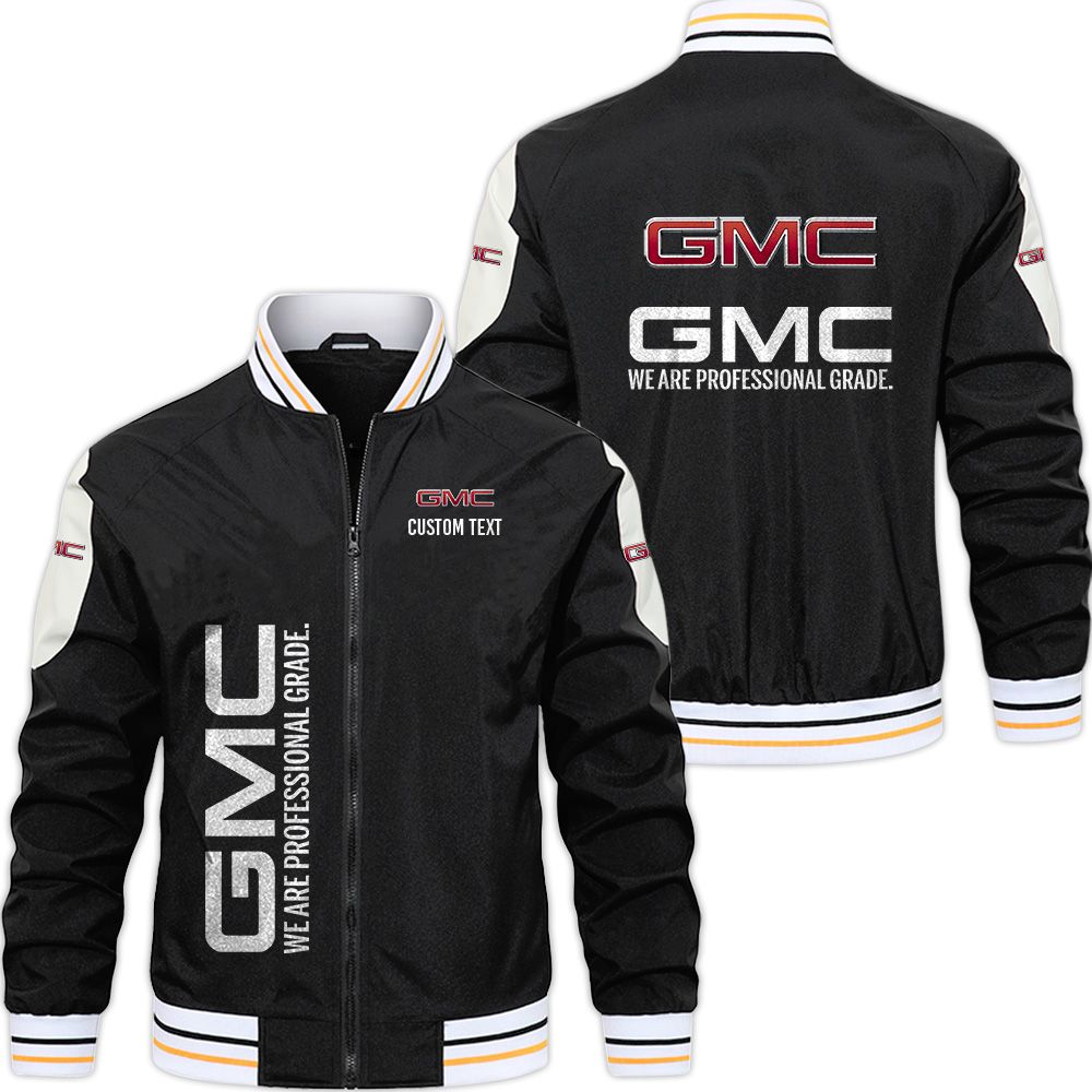 GMC Varsity Jacket, Zipper Jackets Customize Name