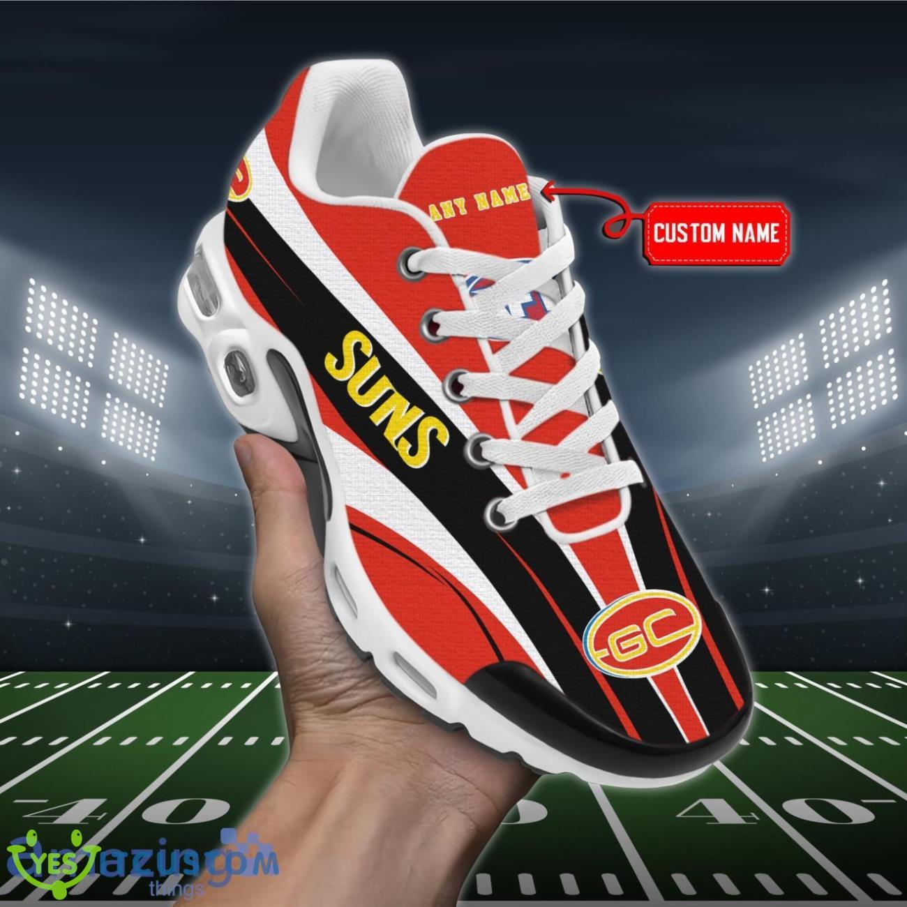 Gold Coast Suns Personalized Name Air Cushion Sports Shoes Sneaker KLTNS220281