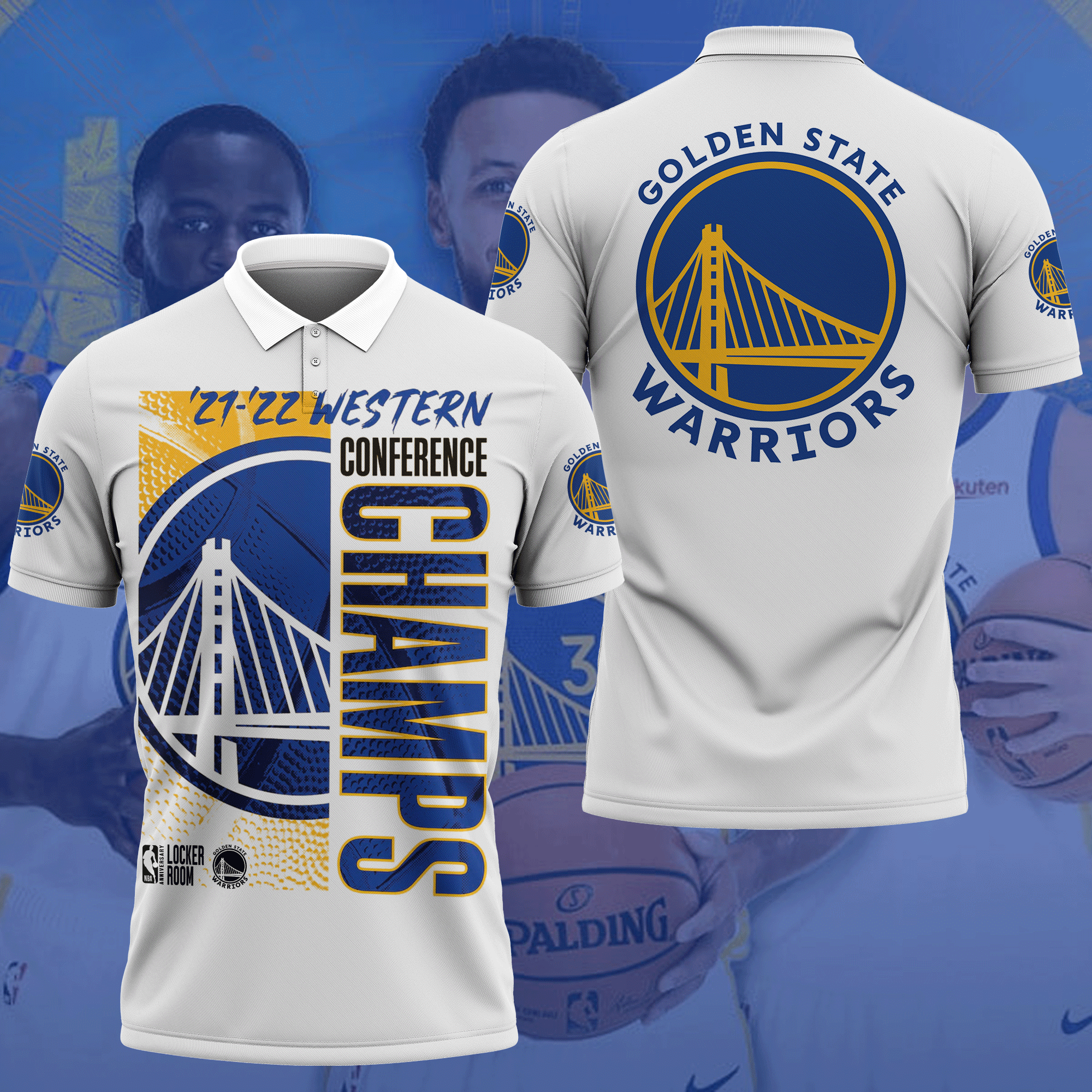 Golden State Warriors 2022 Western Conference Champions Polo