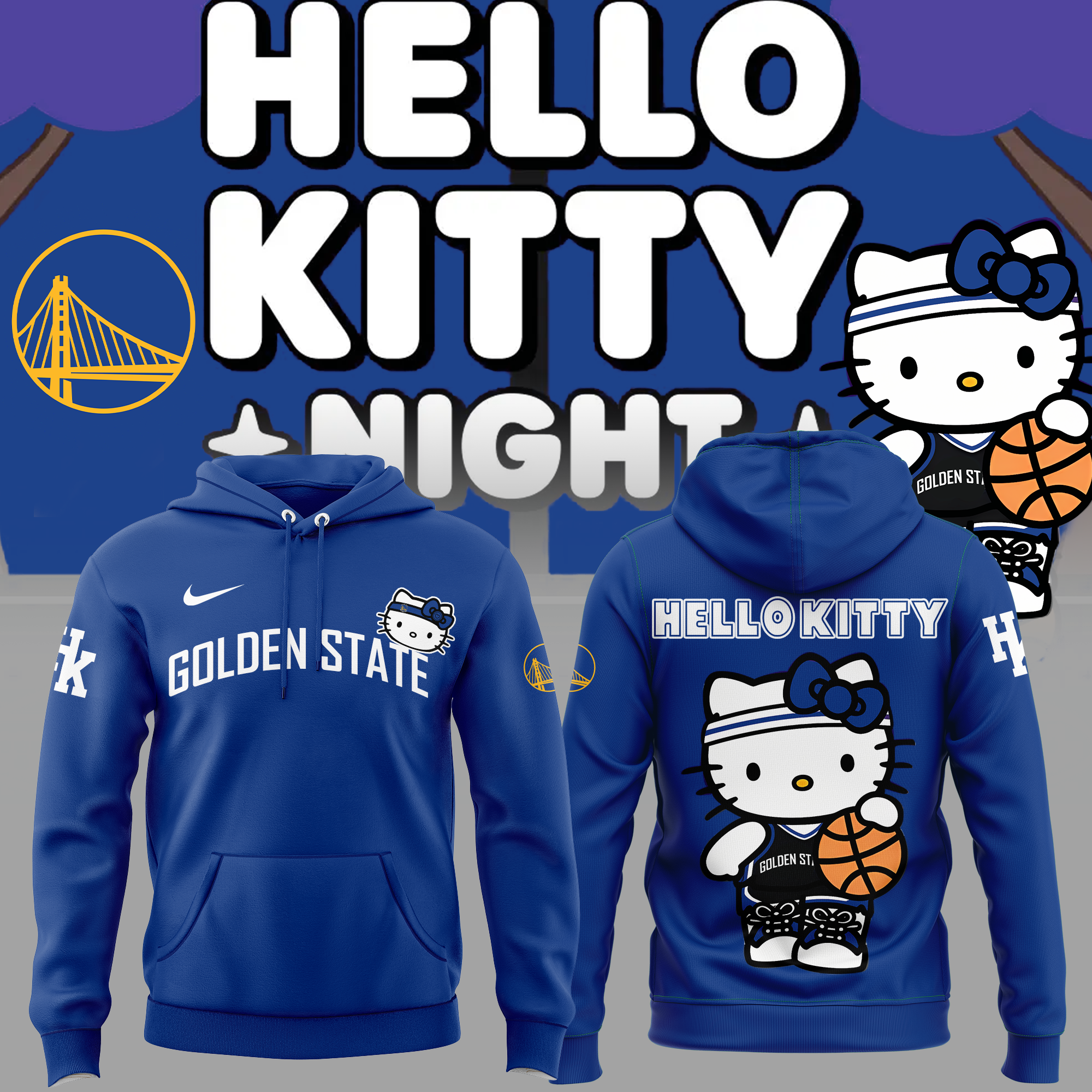 Golden State Warriors Hoodie 2024