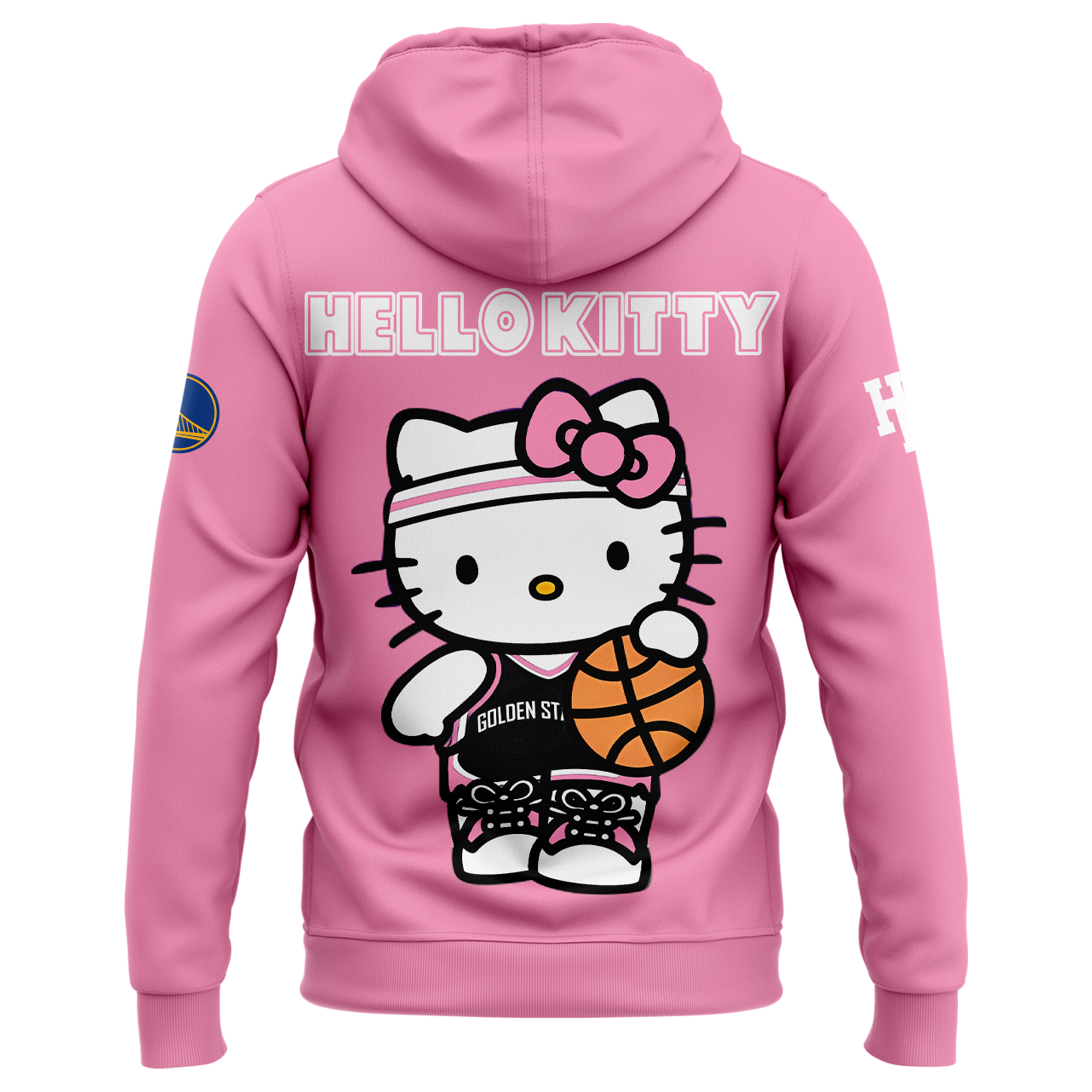 Golden State Warriors Pink Hoodie 2024