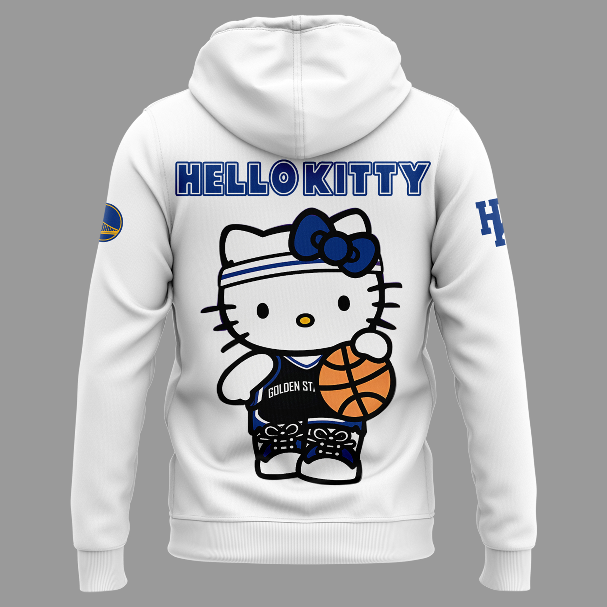 Golden State Warriors White Hoodie 2024