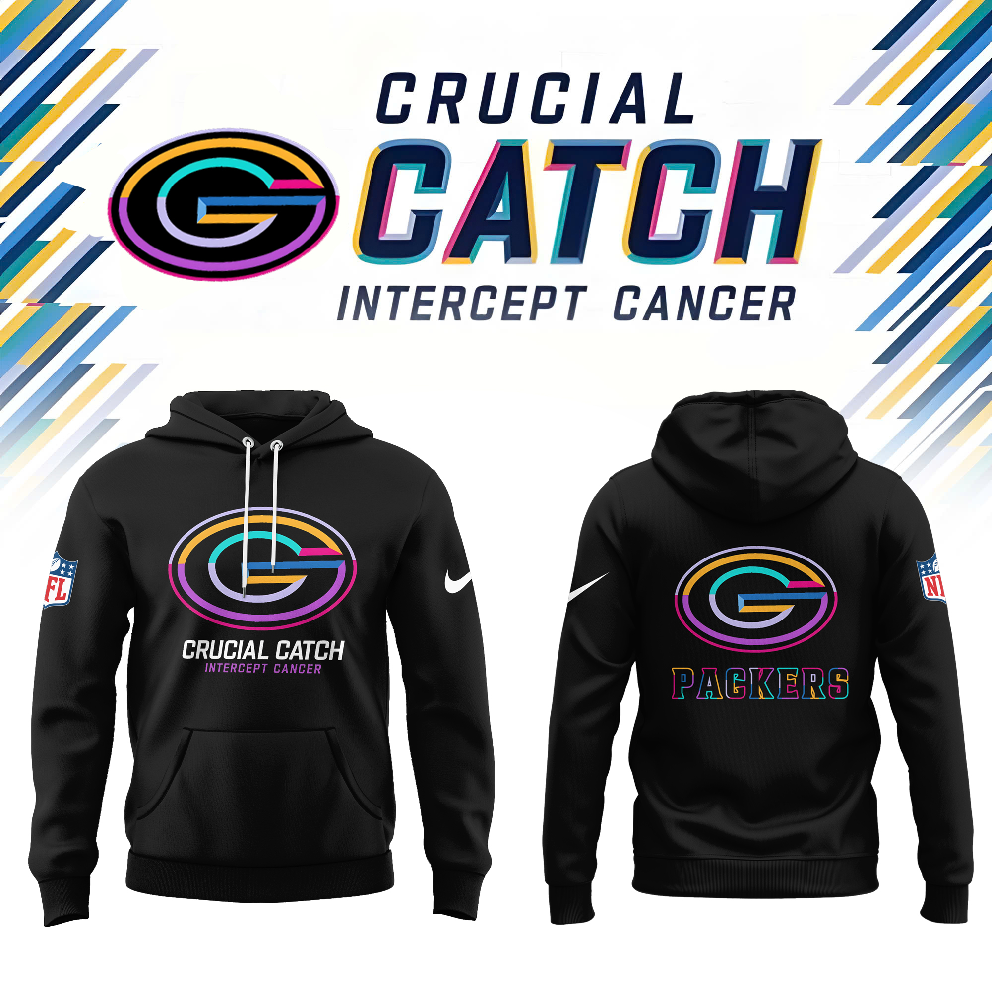 Green Bay Packers Crucial Catch Hoodie