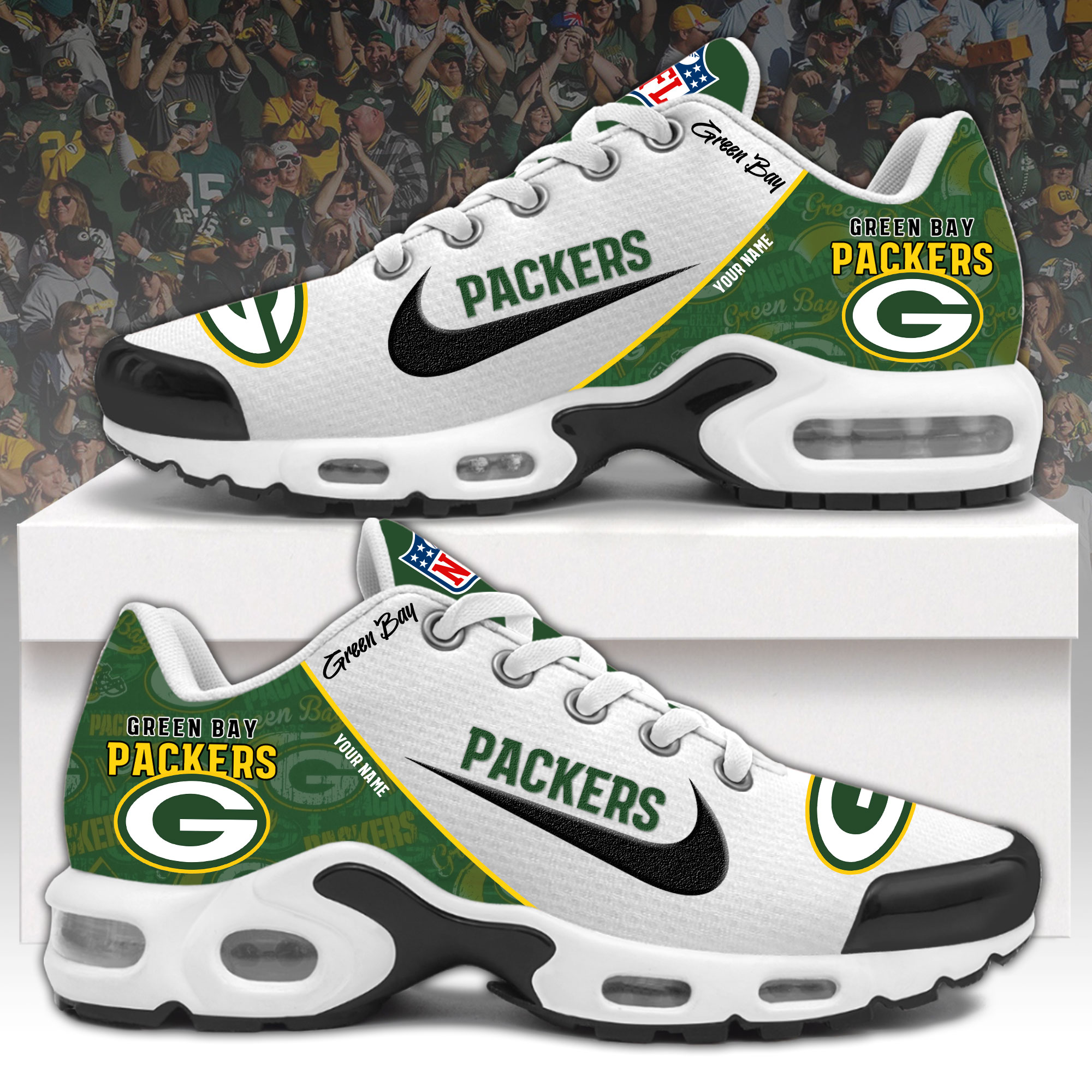Green Bay Packers Personalized Shoes