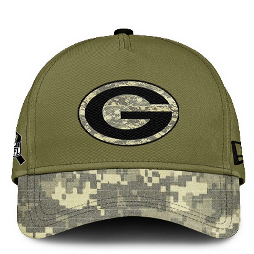 Green Bay Packers Salute to Service Club Camo Hoodie #1