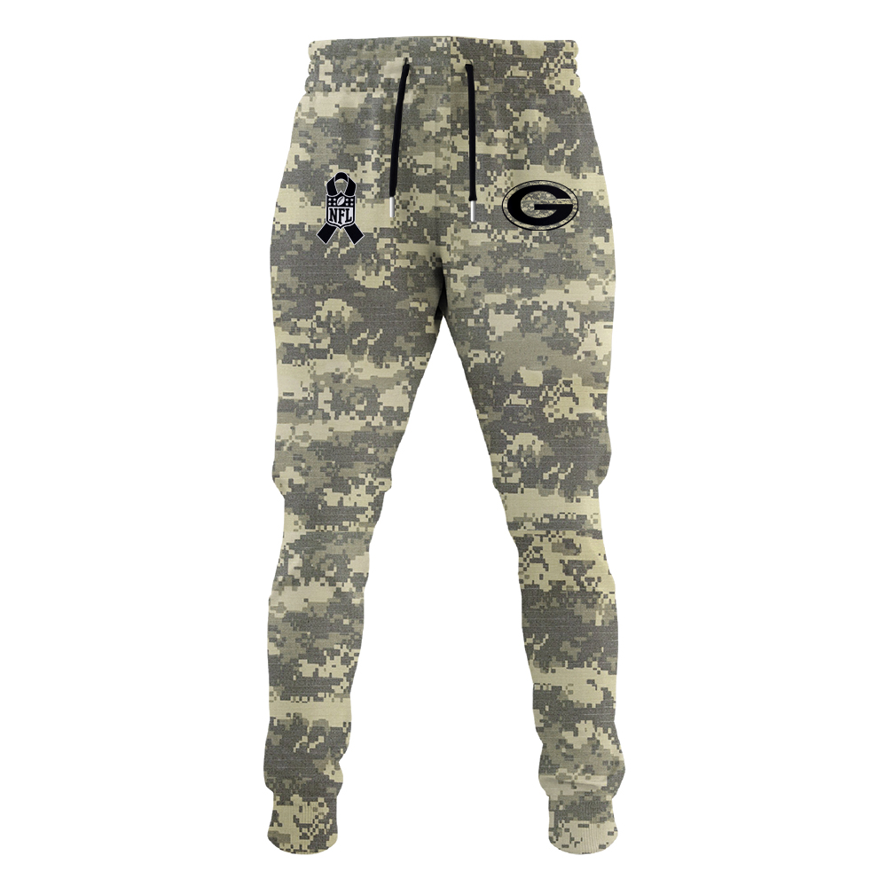 Green Bay Packers Salute to Service Club Camo Hoodie #1