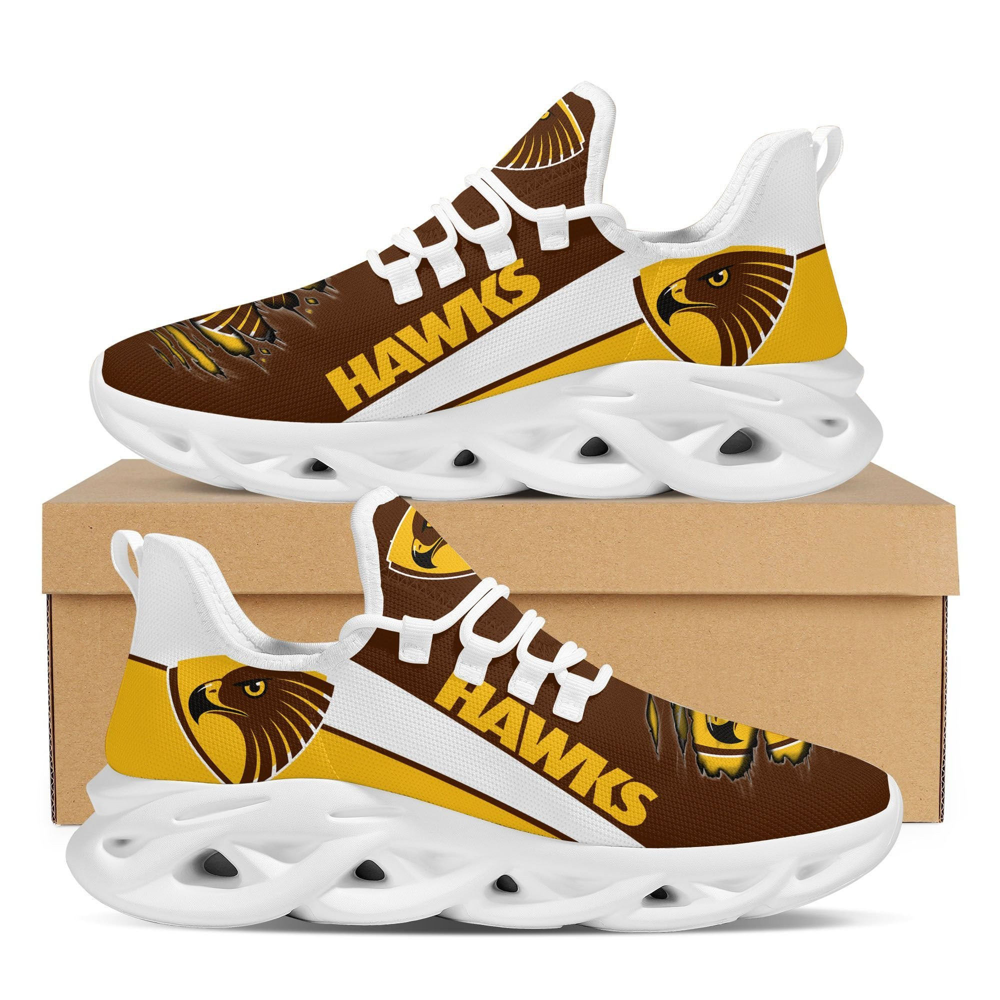 Hawthorn Hawks Max Soul Sneakers Shoes