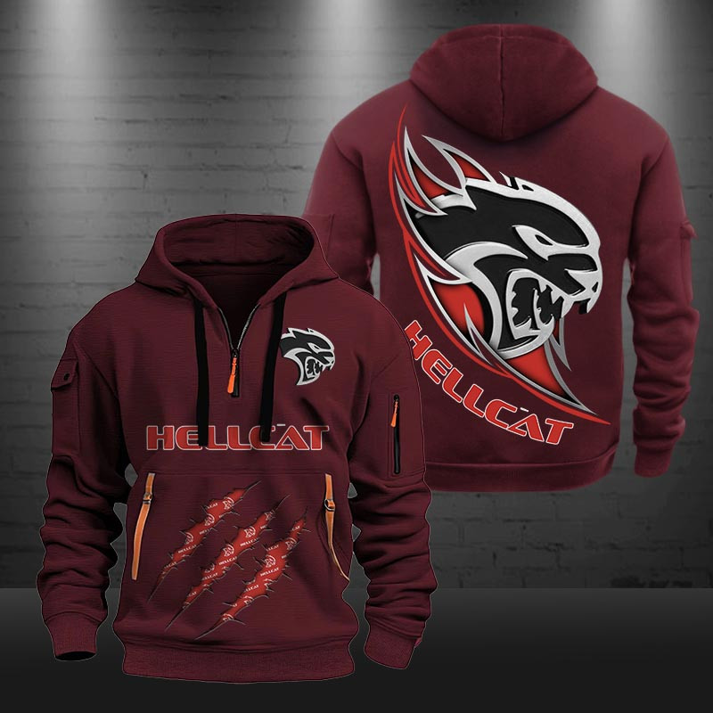 Hellcat New Zip Hoodie 0445 Multicolor
