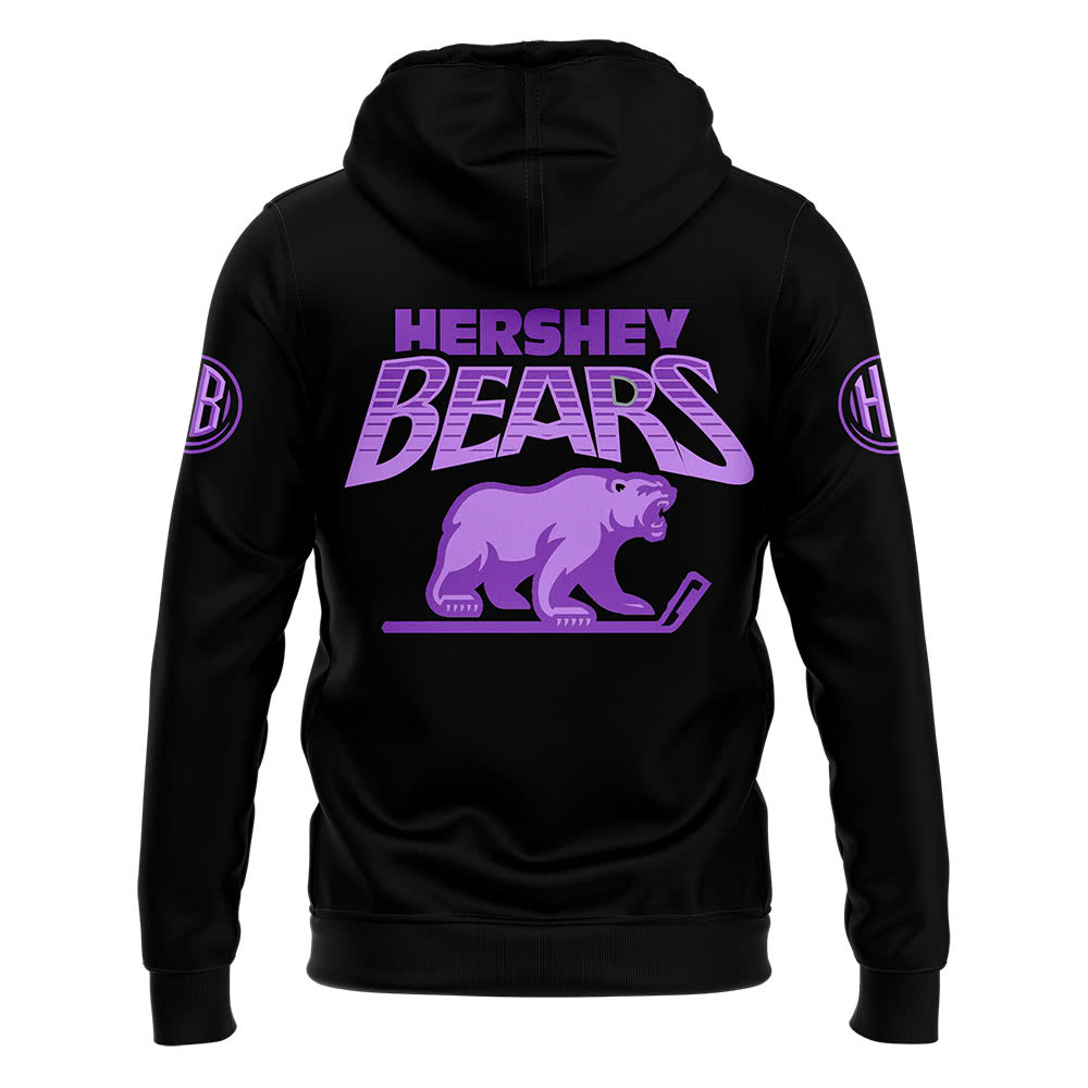 Hershey Bears Hockey Fight Cancer Hoodie