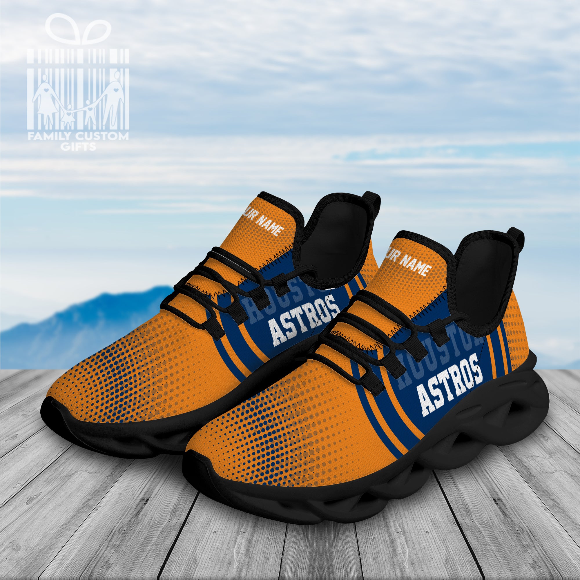 Houston Custom Baseball Personalized Max Soul Sneakers Running Sport Shoes for Men Women