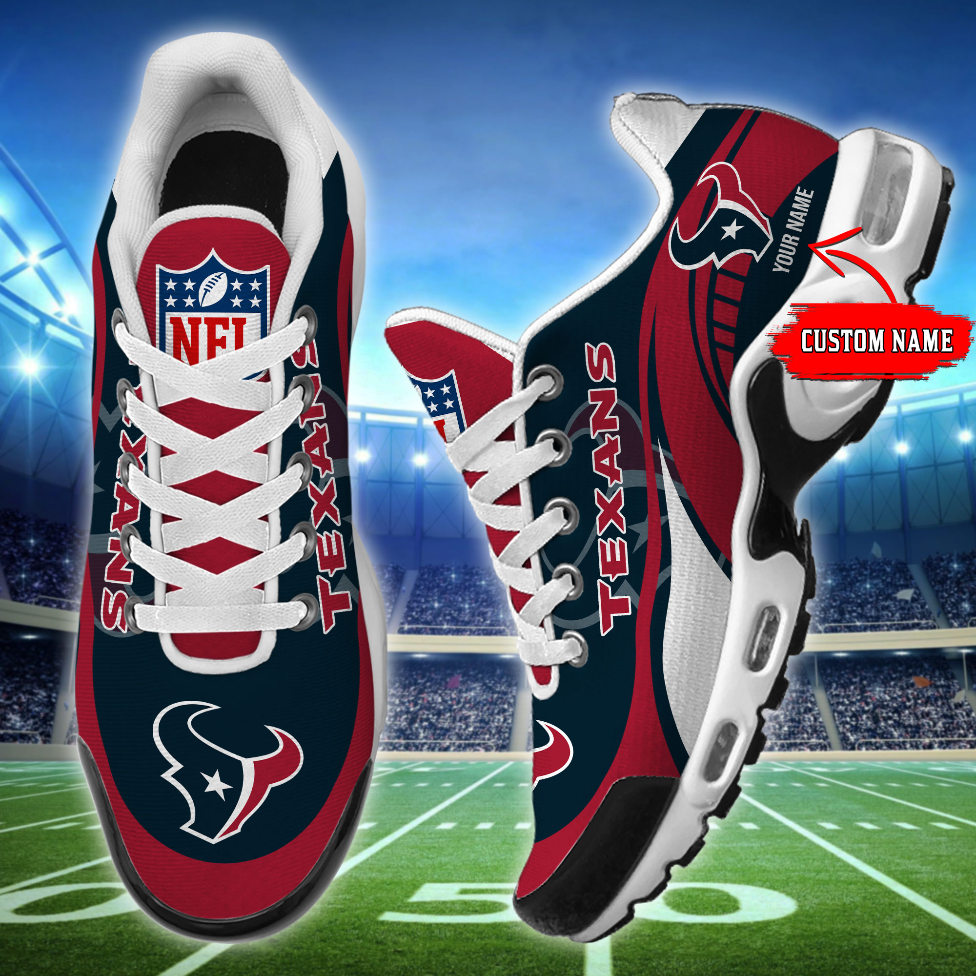 Houston Texans-32 Teams TN H56 SHOES Cool Gift-SP18082345ID02