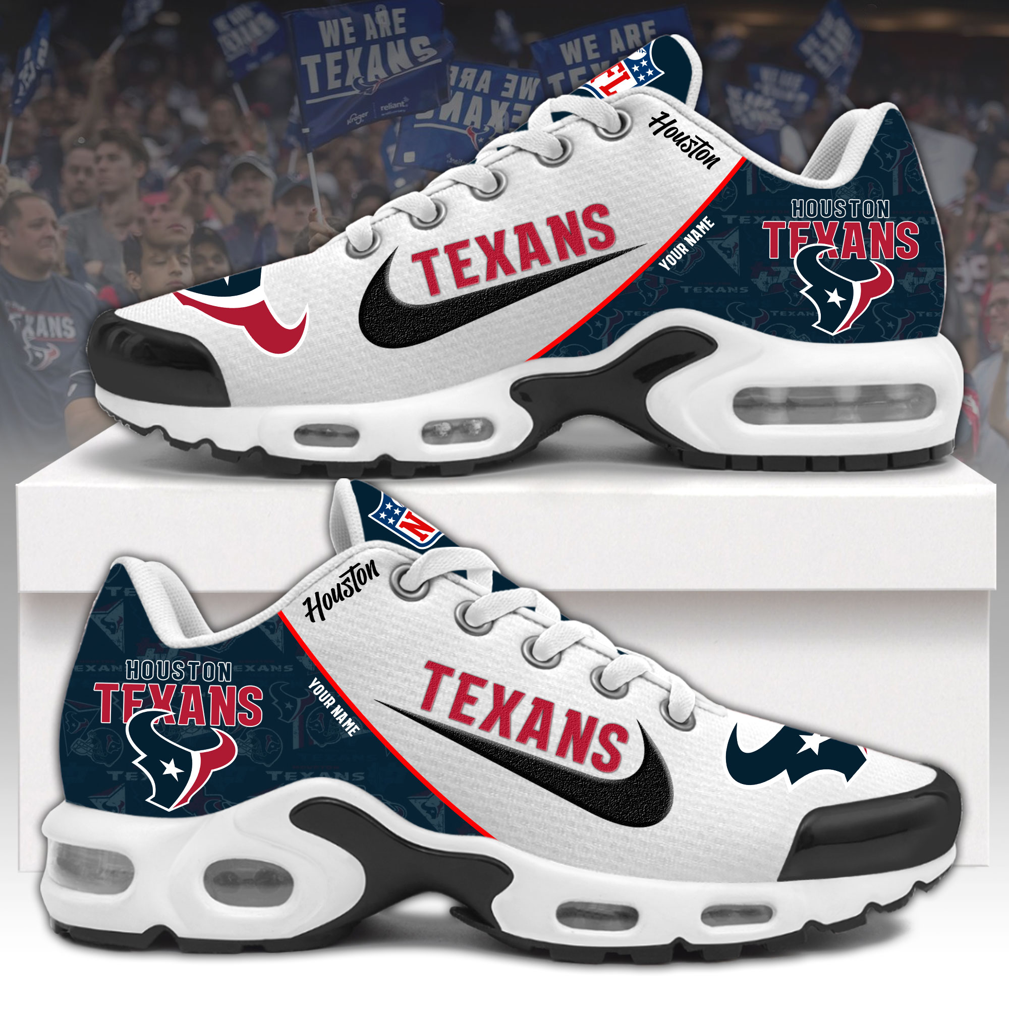 Houston Texans Personalize Sneaker Shoes 2024