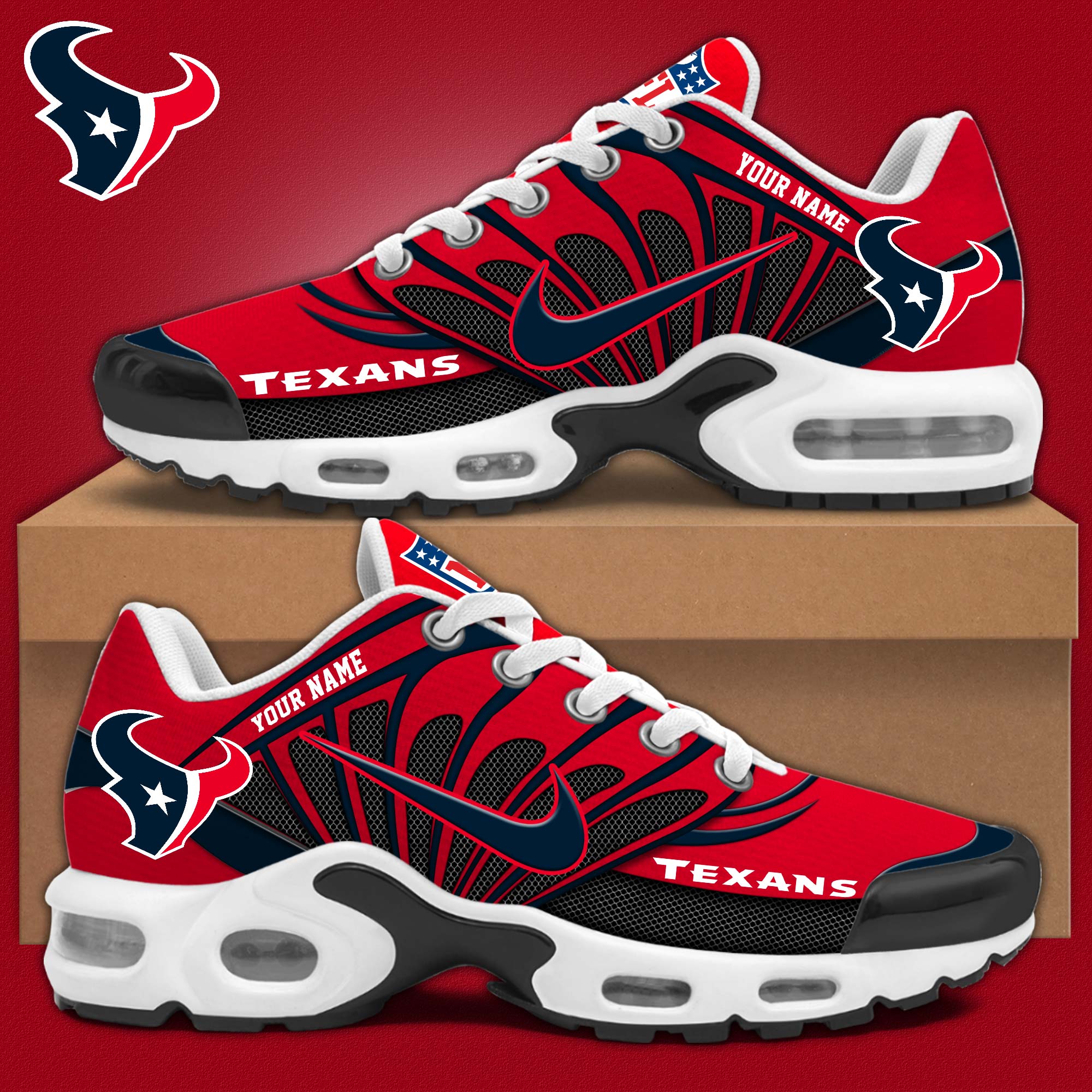 Houston Texans Personalized Shoes