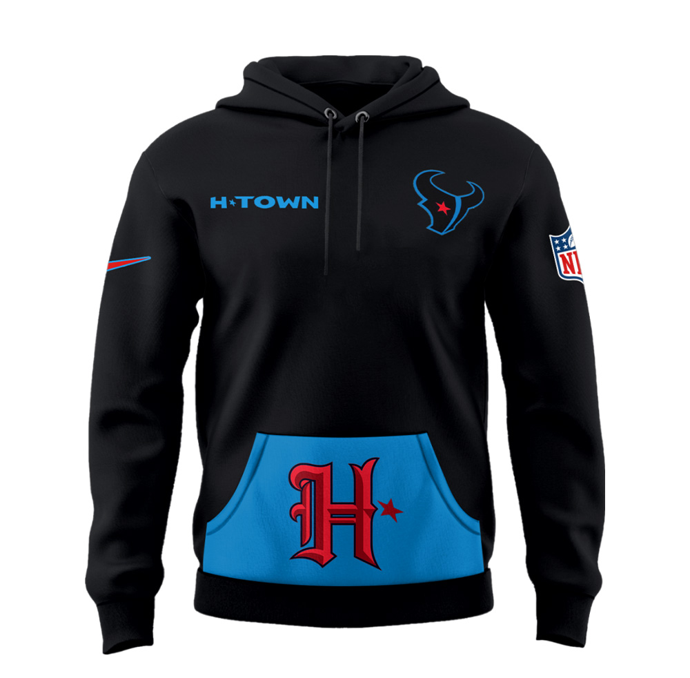 HTown Blue Houston Texans Alternate Game Hoodie