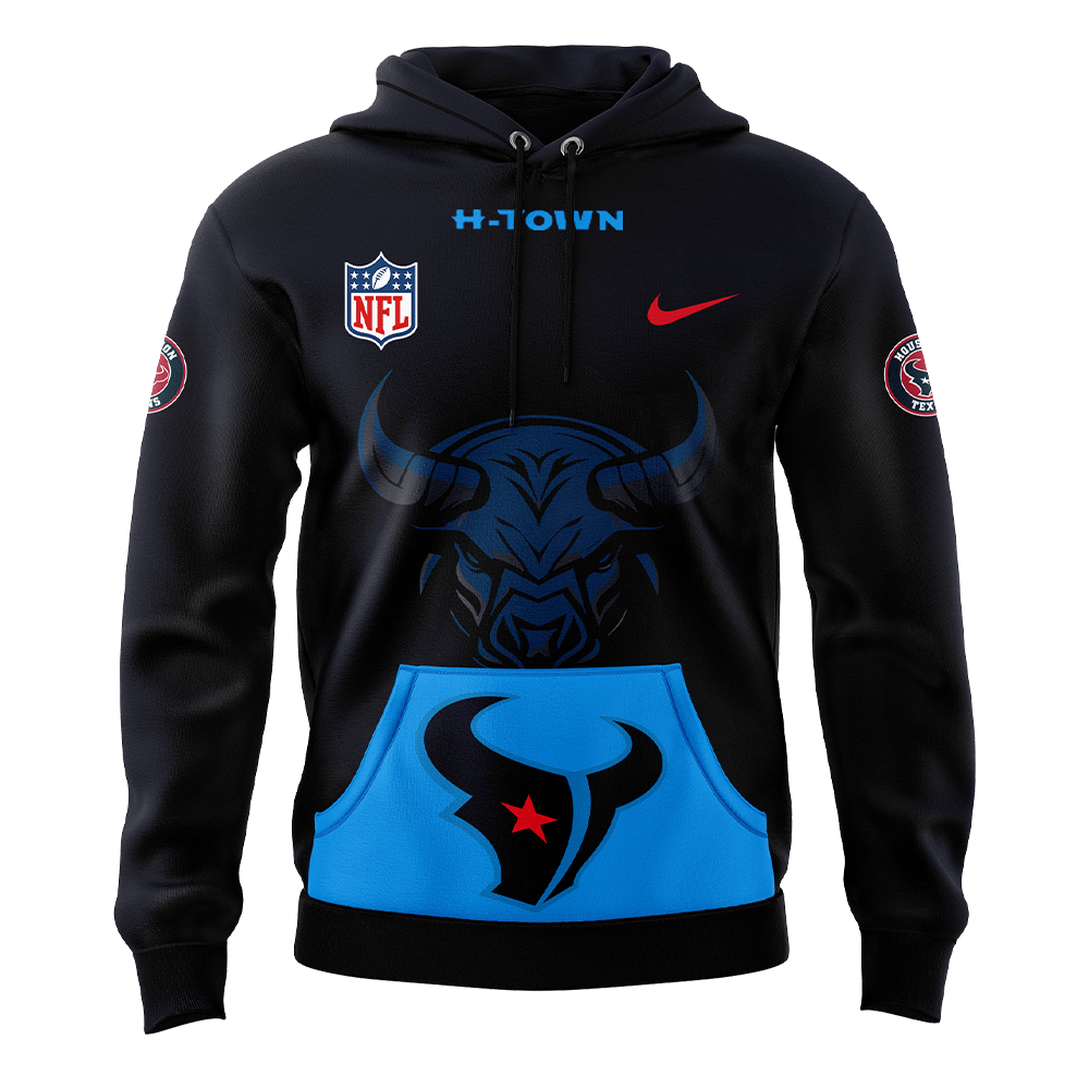 HTown Blue Houston Texans Alternate Game Hoodie.