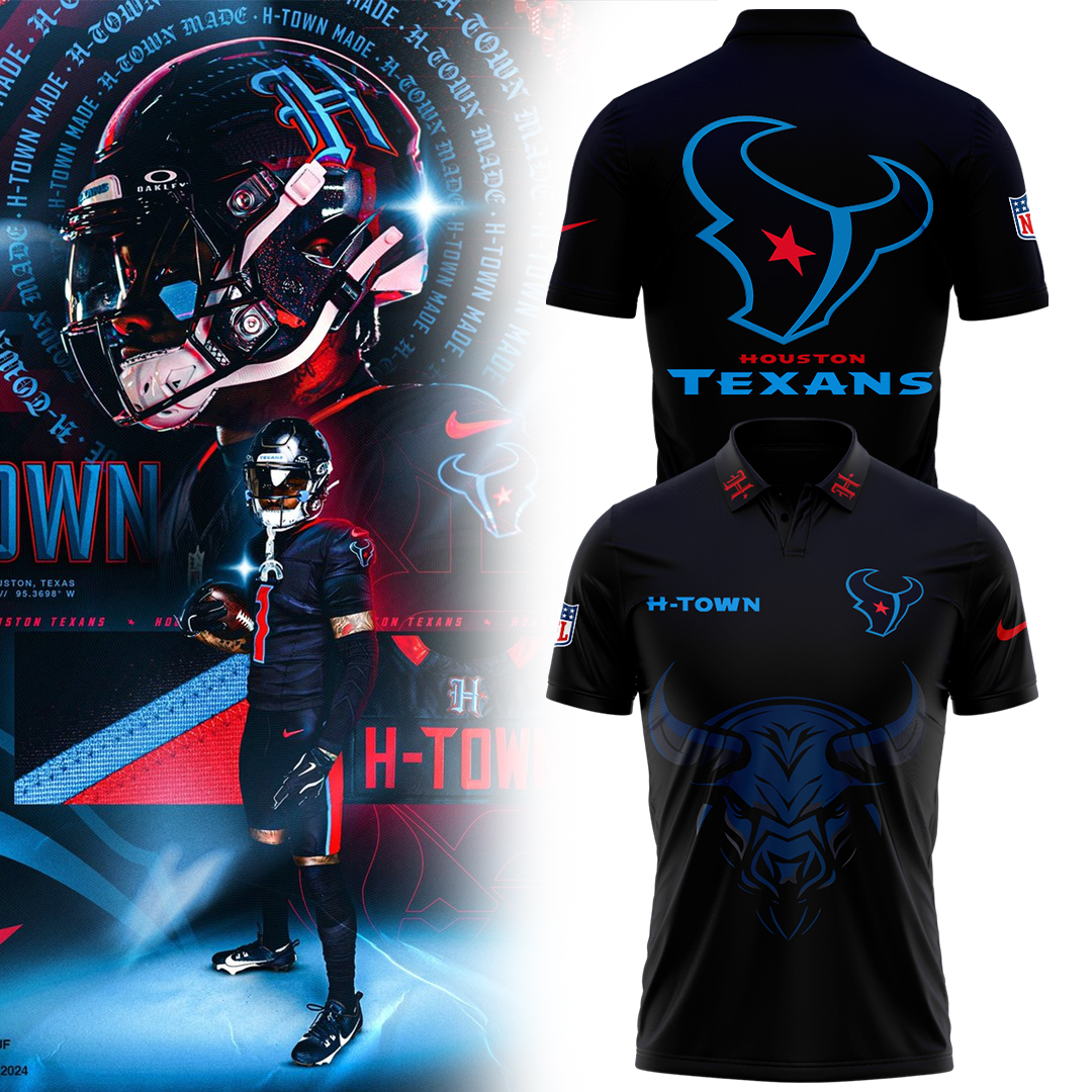 HTown Blue Houston Texans Alternate Game Polo