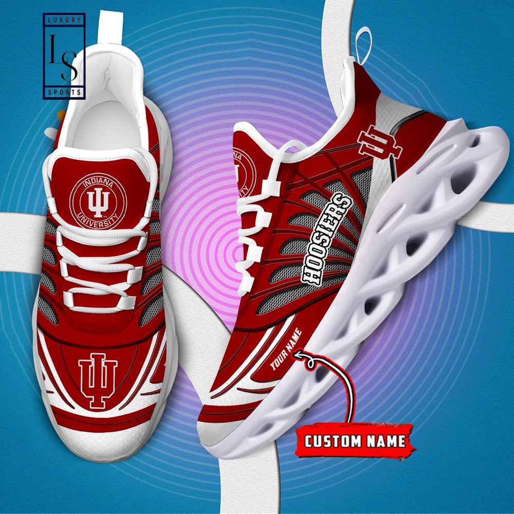 Indiana Hoosiers Custom Name Max Soul Shoes