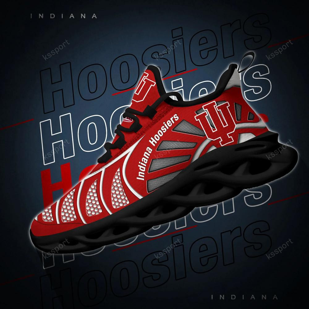 Indiana Hoosiers Max Soul Clunky, Black And White Running Shoes