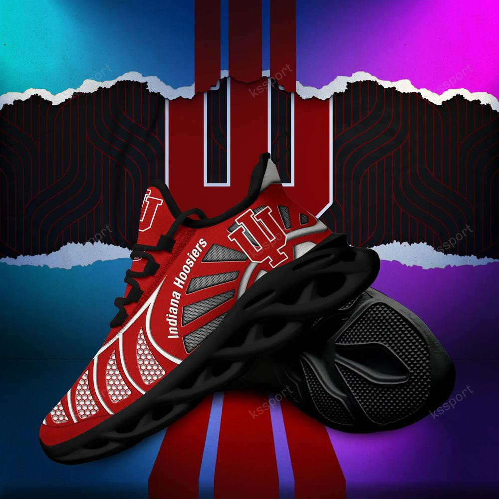 Indiana Hoosiers Max Soul Clunky, Black And White Running Shoes