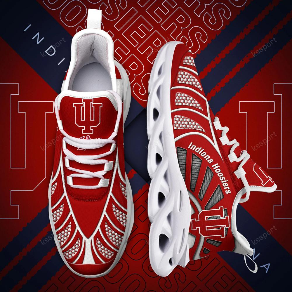 Indiana Hoosiers Max Soul Clunky, Black And White Running Shoes