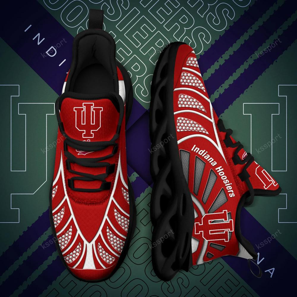 Indiana Hoosiers Max Soul Clunky, Black And White Running Shoes