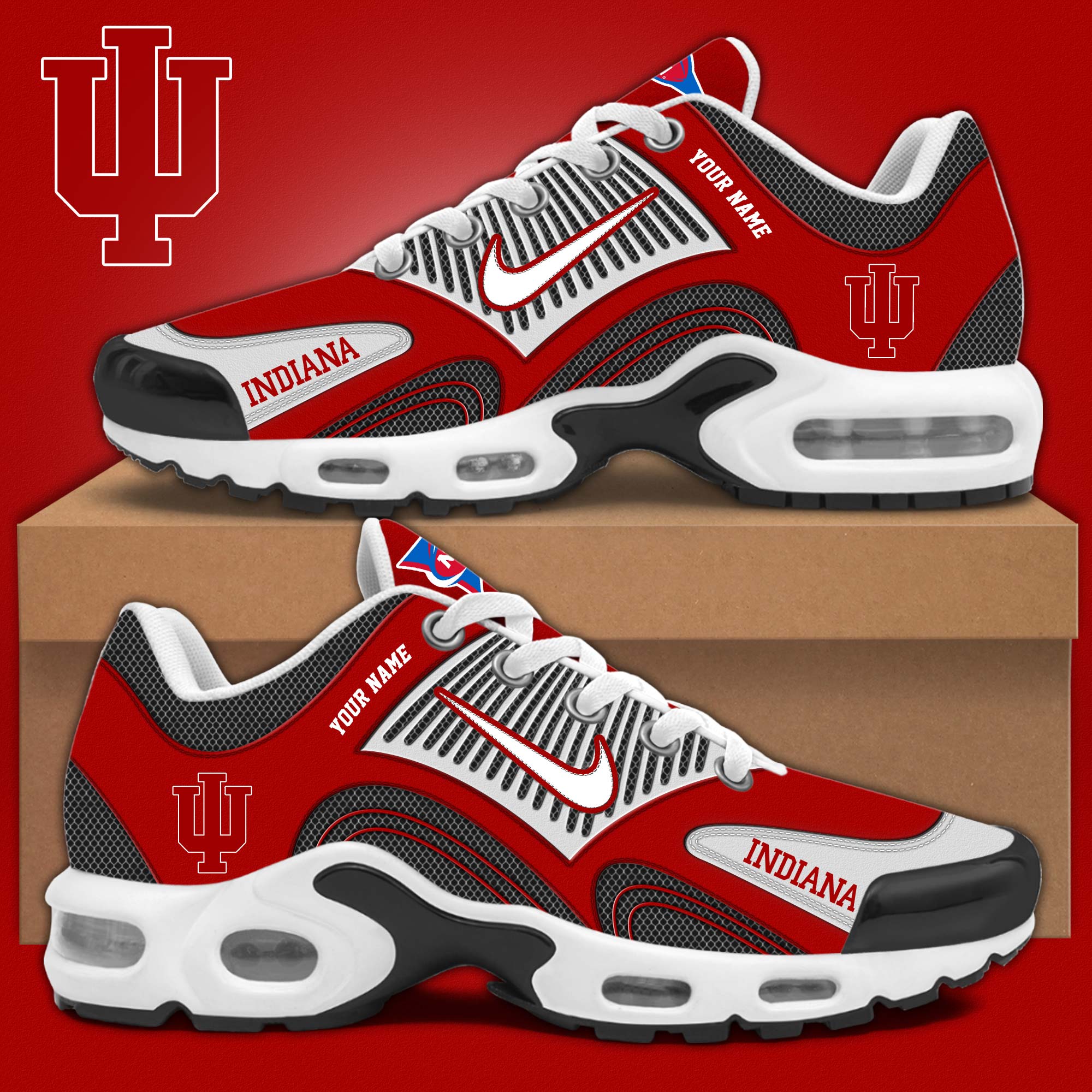 Indiana Hoosiers NCAA Personalized Shoes