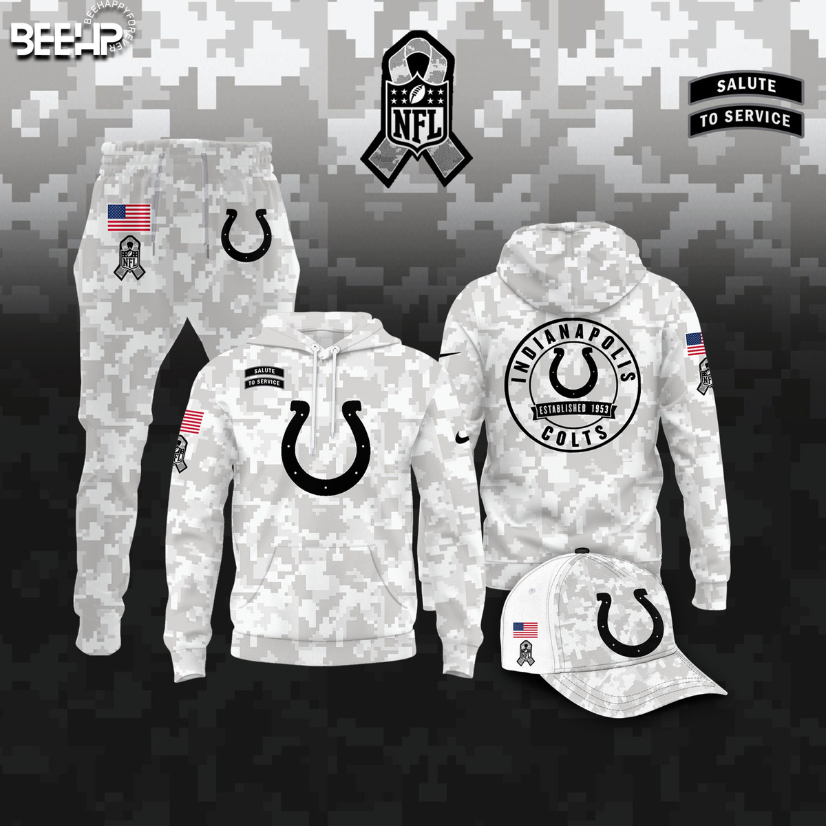 Indianapolis Colts Camo Salute to Service 