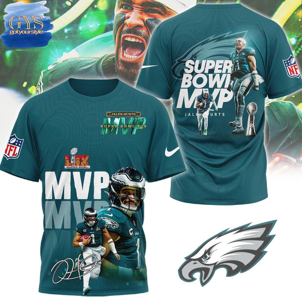 Jalen Hurts Super Bowl LIX MVP Shirt