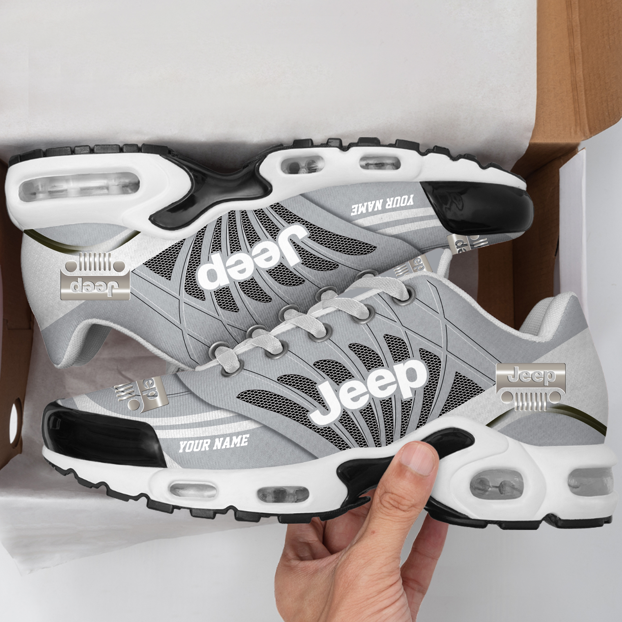 Jeep Custom Name Sport Shoes VS8