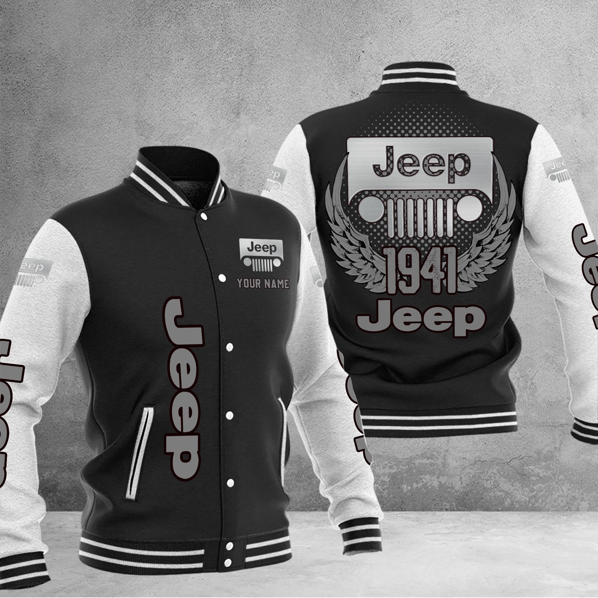 Jeep DMHJ1051 Baseball Jacket Multicolor