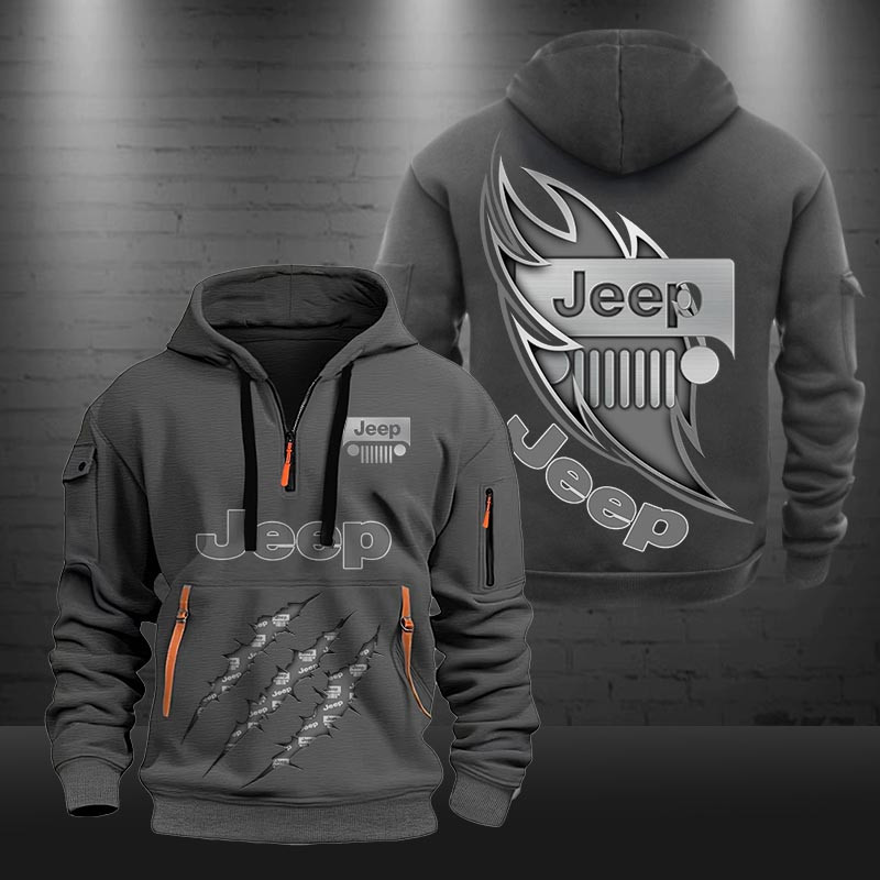 Jeep New Zip Hoodie 0452 Multicolor