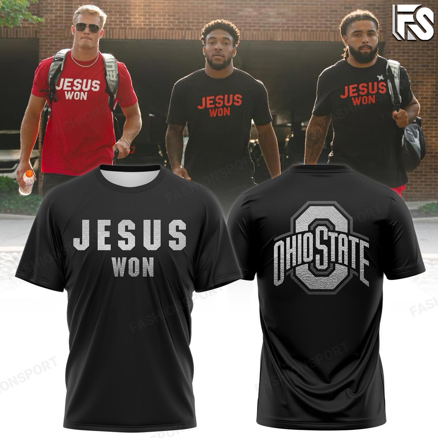 JESUS WON Red T-Shirt