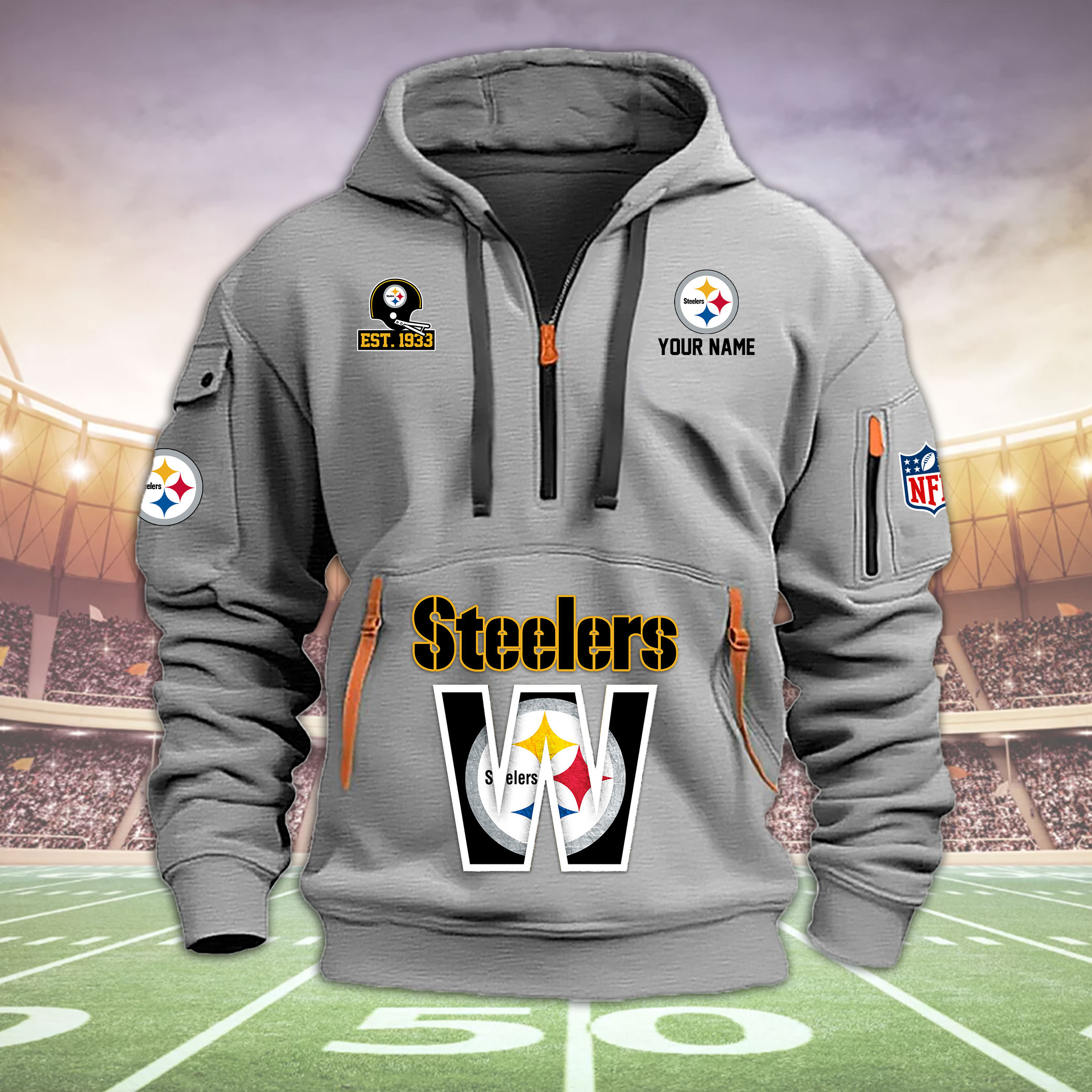 JGKNVM12315Stl Heavy Hoodie