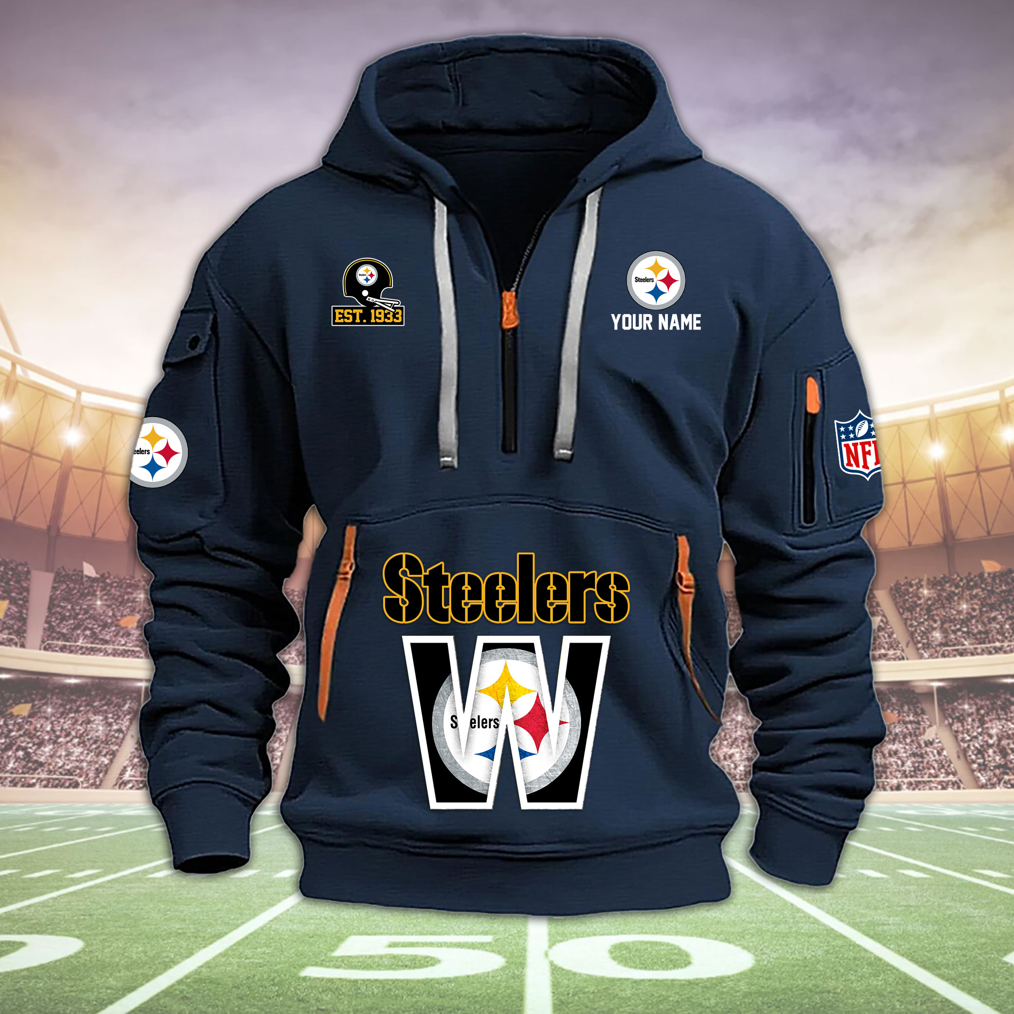 JGKNVM12315Stl Heavy Hoodie