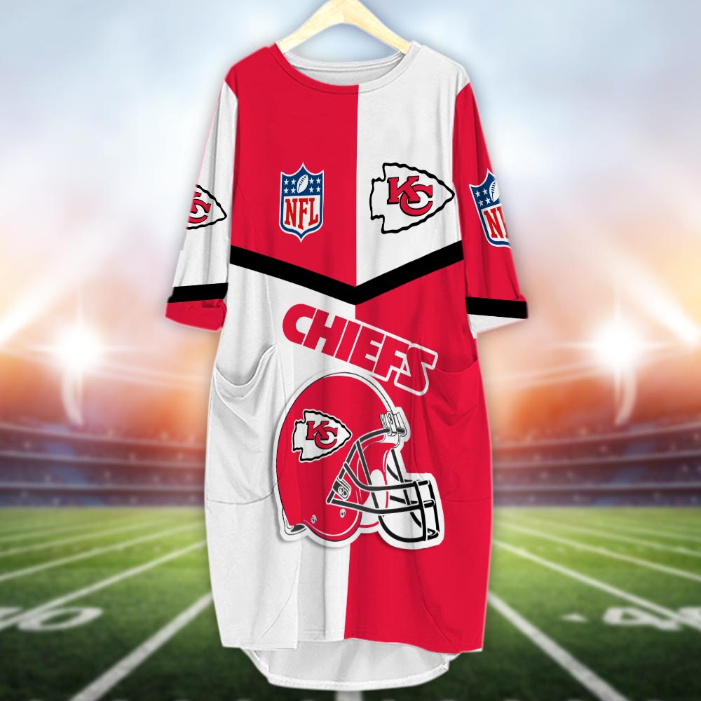 Kansas City Chiefs 3D Caftan