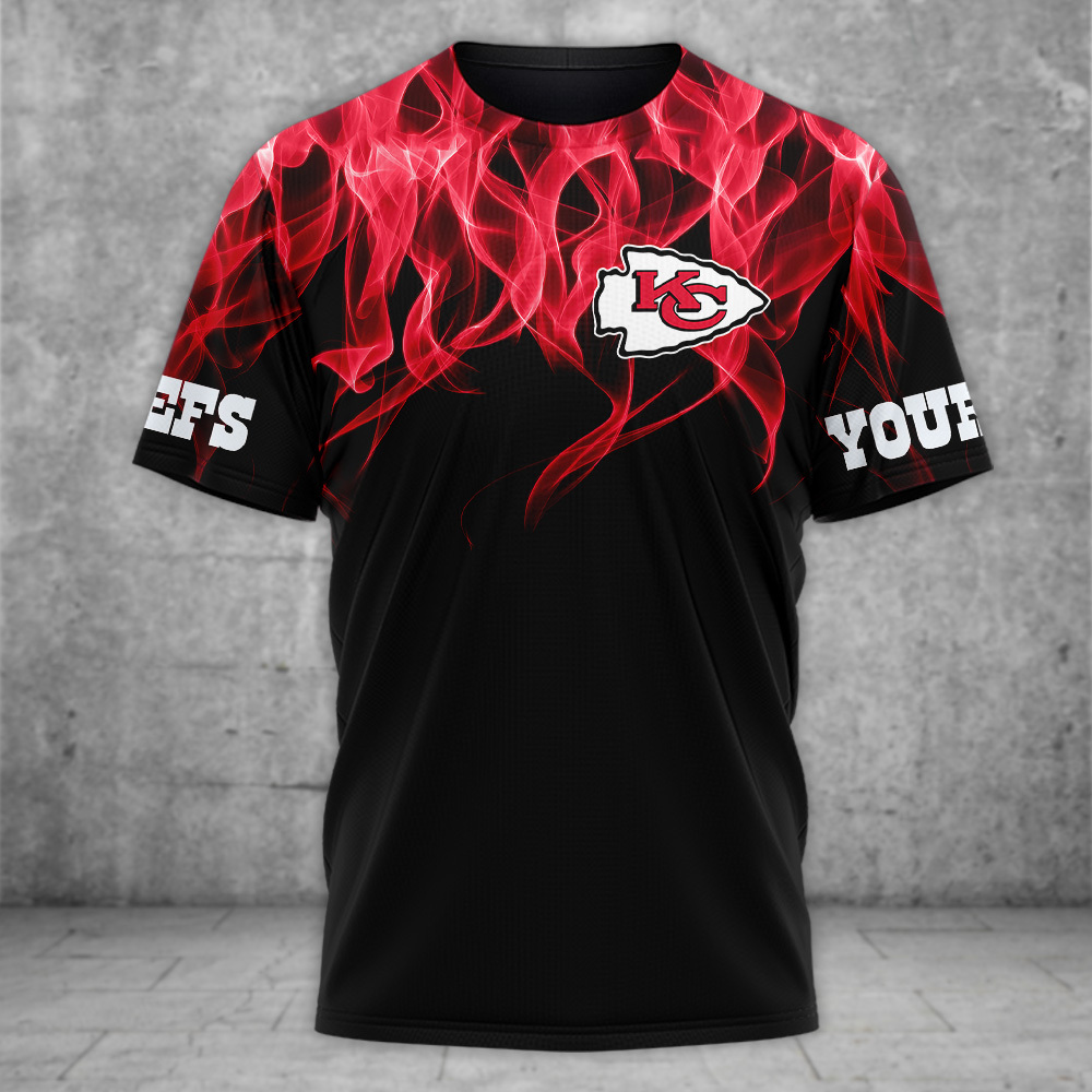 Kansas City Chiefs 3D Flame Pattern Print Apparels SP09082316DS02