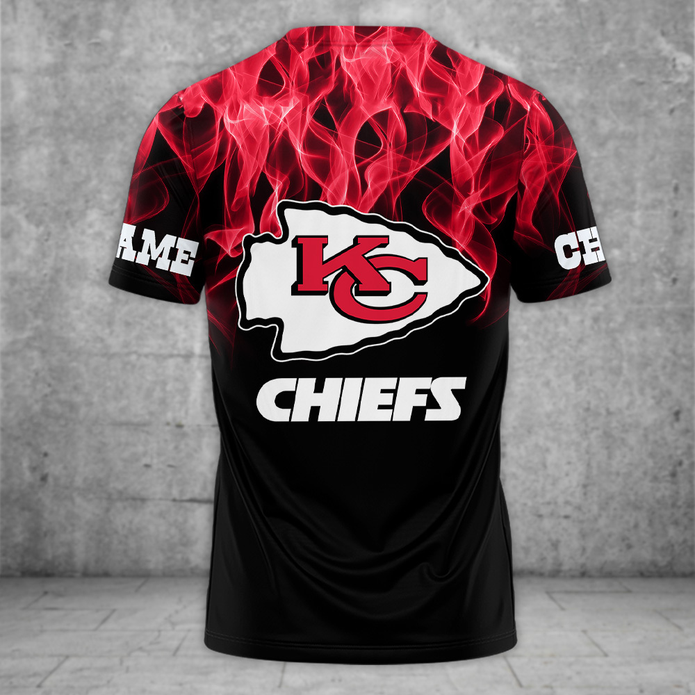 Kansas City Chiefs 3D Flame Pattern Print Apparels SP09082316DS02