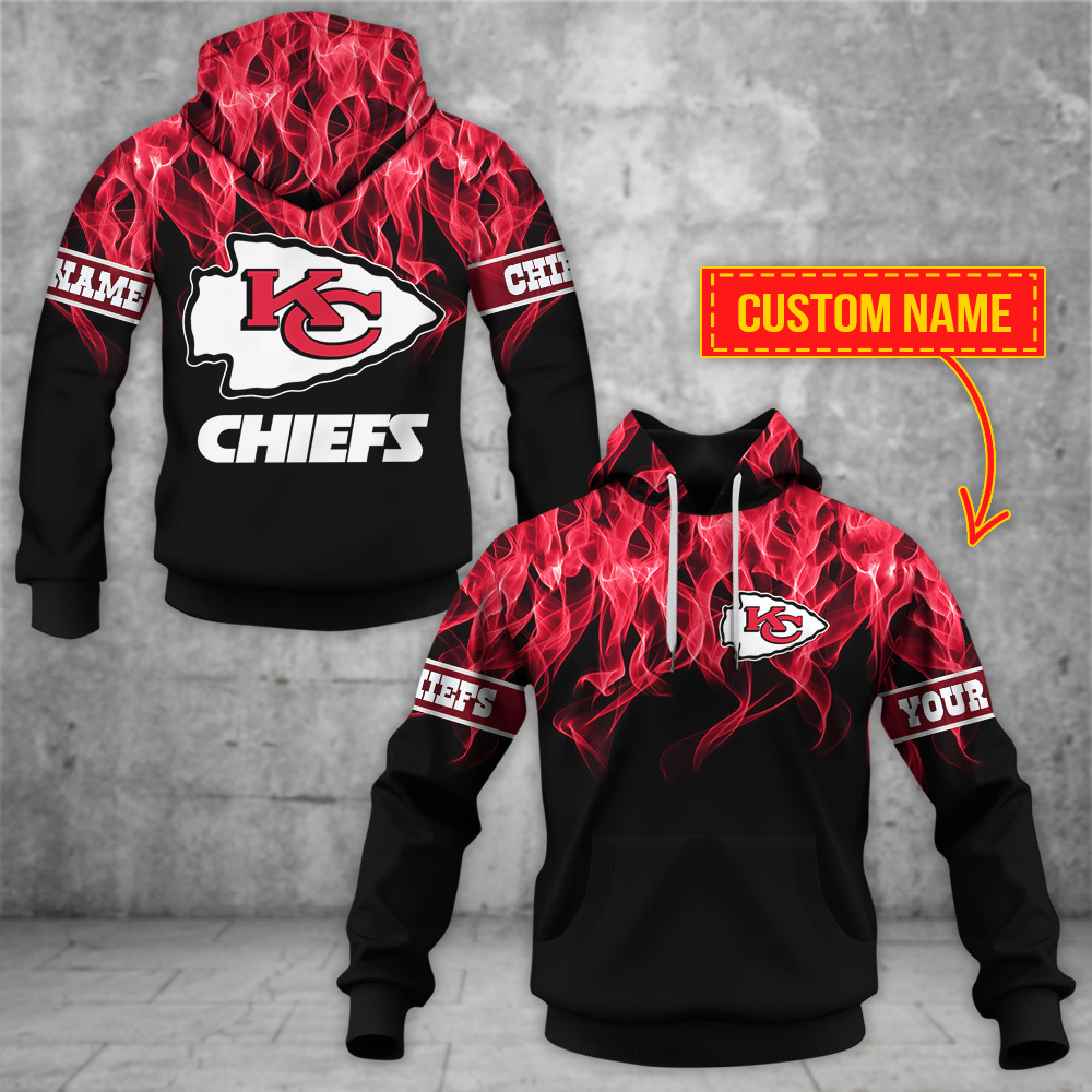 Kansas City Chiefs 3D Flame Pattern Print Apparels SP09082316DS02