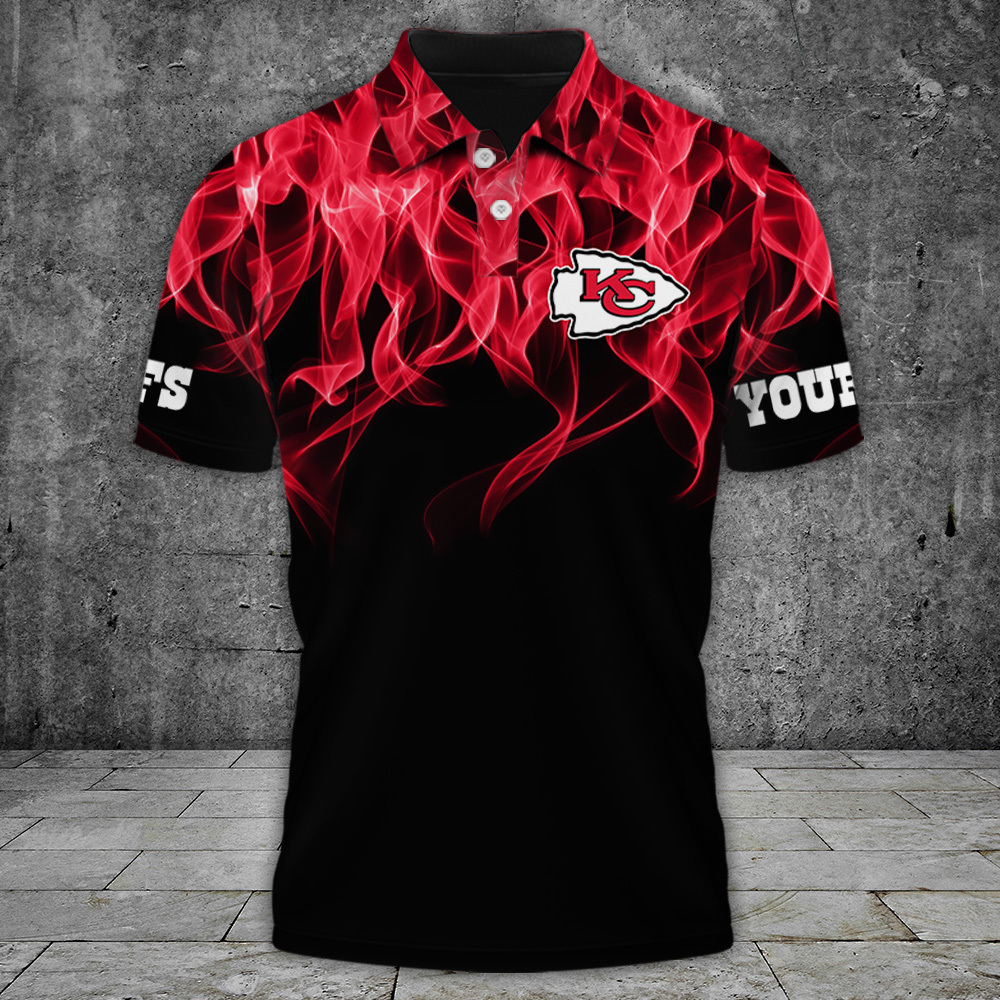 Kansas City Chiefs 3D Flame Pattern Print Apparels SP09082316DS02