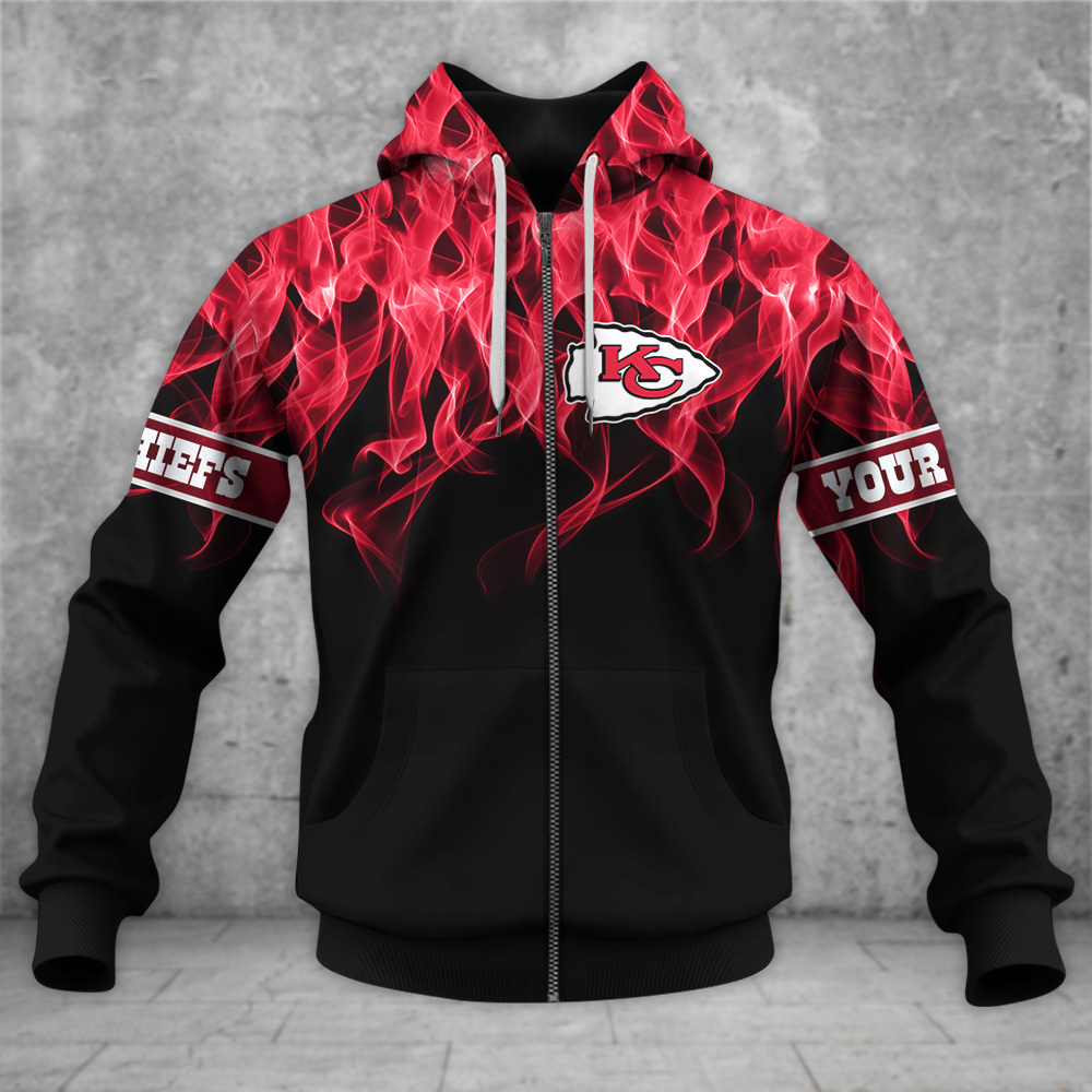 Kansas City Chiefs 3D Flame Pattern Print Apparels SP09082316DS02