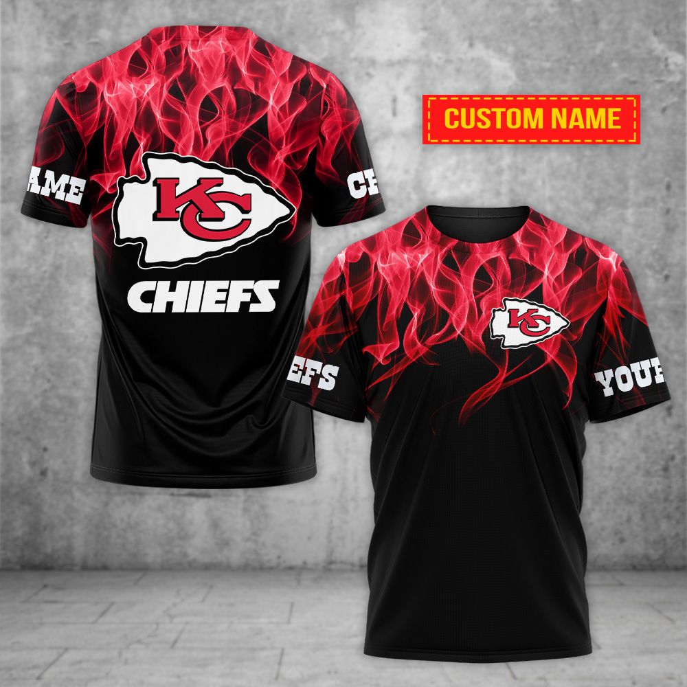 Kansas City Chiefs 3D Flame Pattern Print Apparels SP09082316DS02