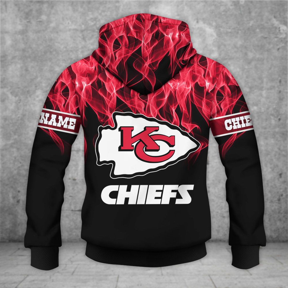 Kansas City Chiefs 3D Flame Pattern Print Apparels SP09082316DS02
