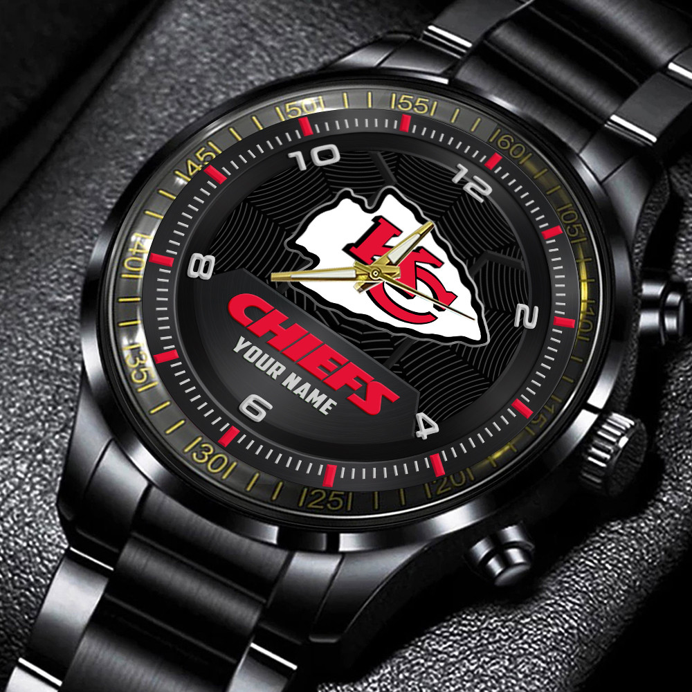 Kansas City Chiefs Stainless Steel Watch