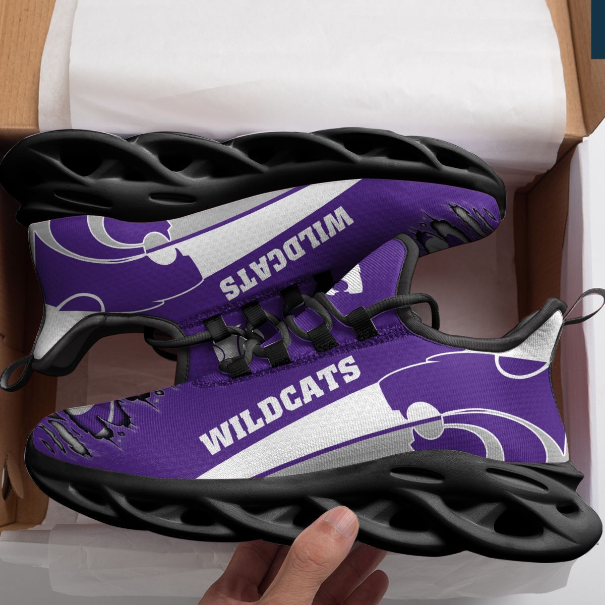 Kansas State Wildcats Max Soul Sneakers Shoes