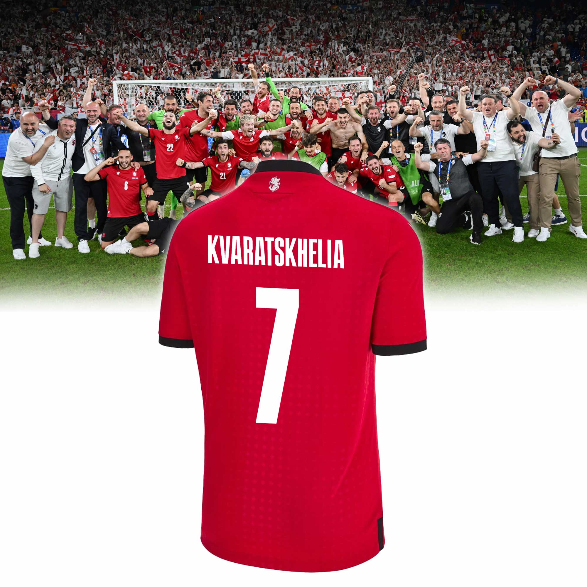 Kvaratskhelia Football Federation adults third match jersey
